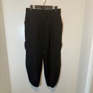 Albion‎ black cargo joggers women's size Medium petite